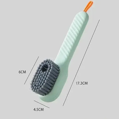 Multifunctional plastic shoe brush